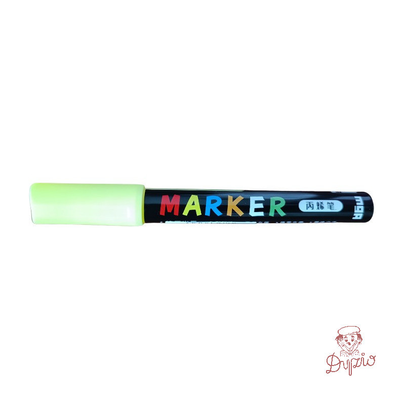 Marker akrylowy 1-2mm żółty neon MG ZPLN6570-101