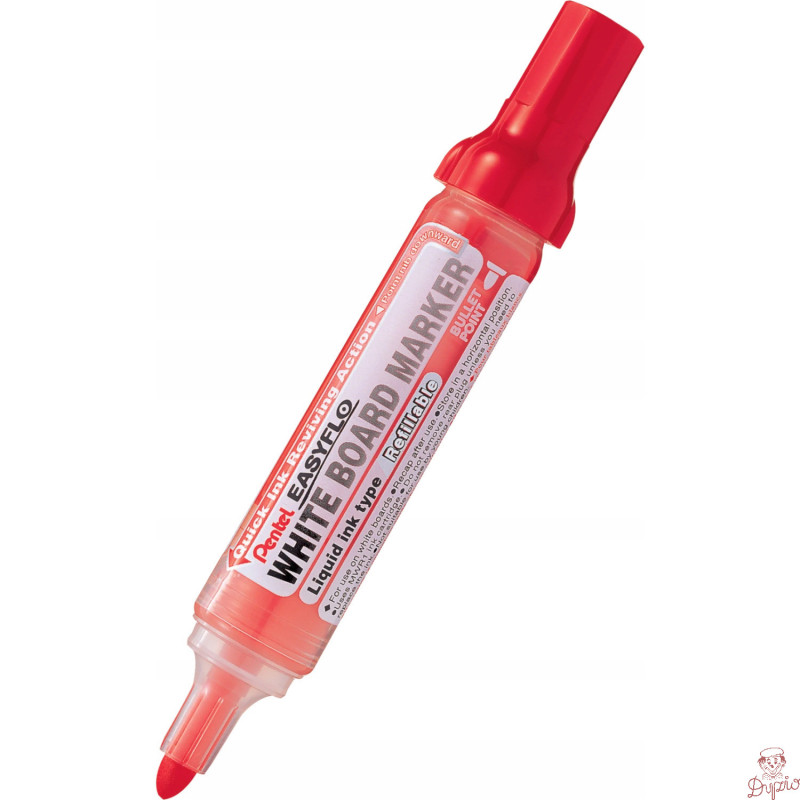 Marker MW50M suchościeralny EASYFLO czerwony PENTEL