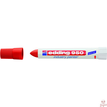 Marker przemysłowy 950 czerwony 10mm EDDING 950/002/CZ