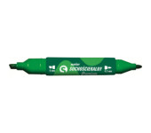Marker suchościeralny dwustronny zielony KM504-Z2 TETIS 5mm/4.2mm