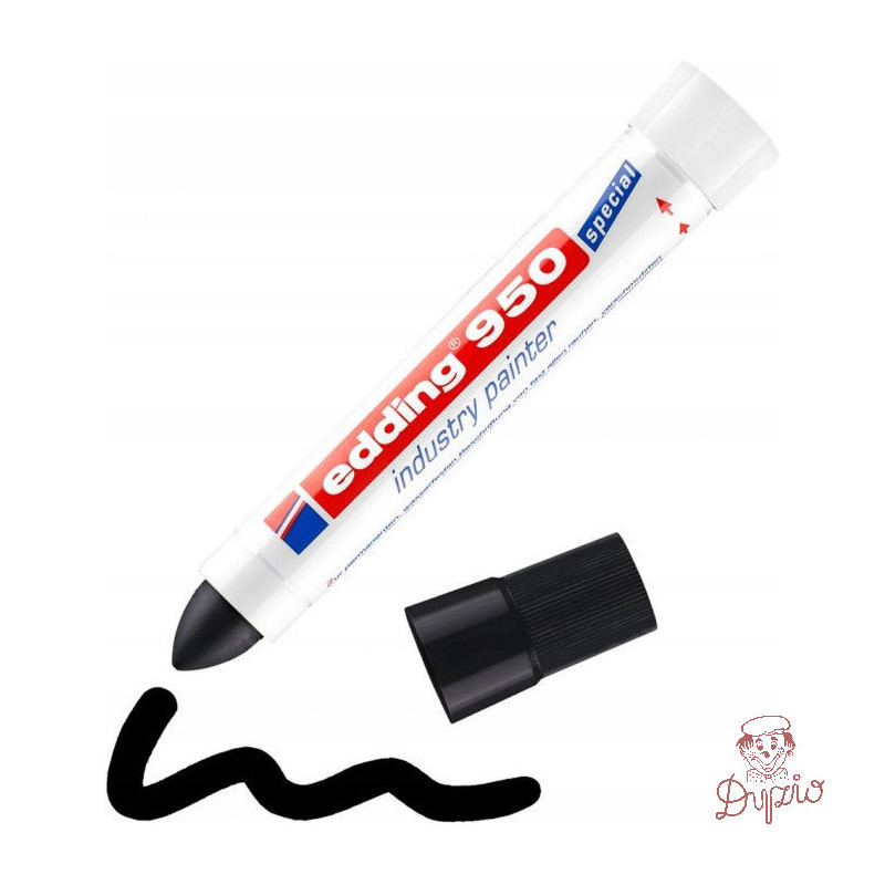 Marker przemysłowy farba w paście 950 czarny 10mm 950/001/C EDDING
