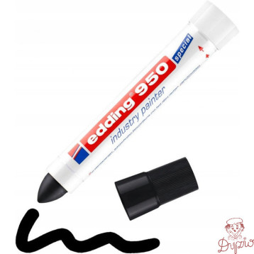 Marker przemysłowy farba w paście 950 czarny 10mm 950/001/C EDDING