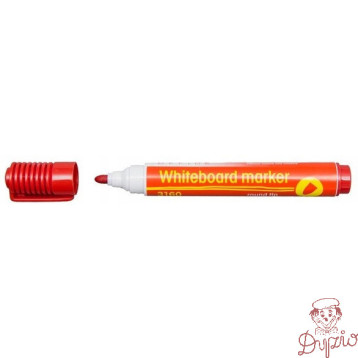 Marker suchościeralny okrągły 3160 czerwony 101102 D.RECT