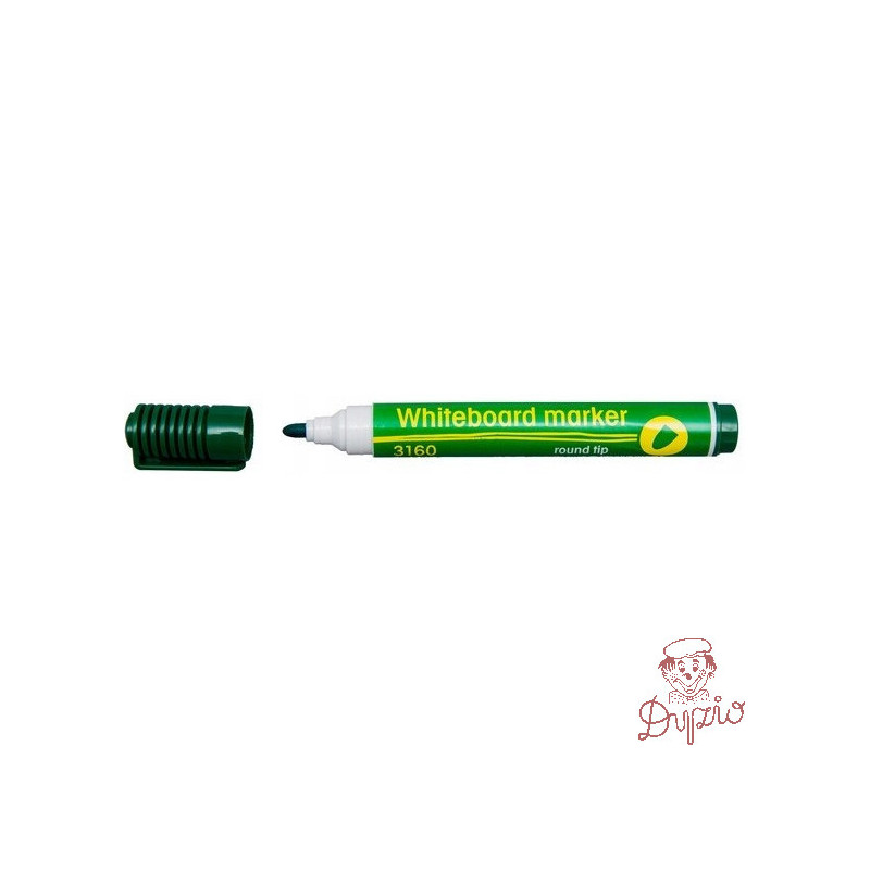 Marker suchościeralny okrągły 3160 zielony 101104 D.RECT