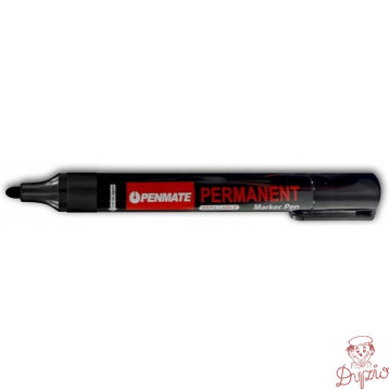 Marker permanentny czarny okrągły TT8610 PENMATE