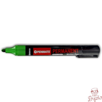 Marker permanentny zielony okrągły TT8611 PENMATE