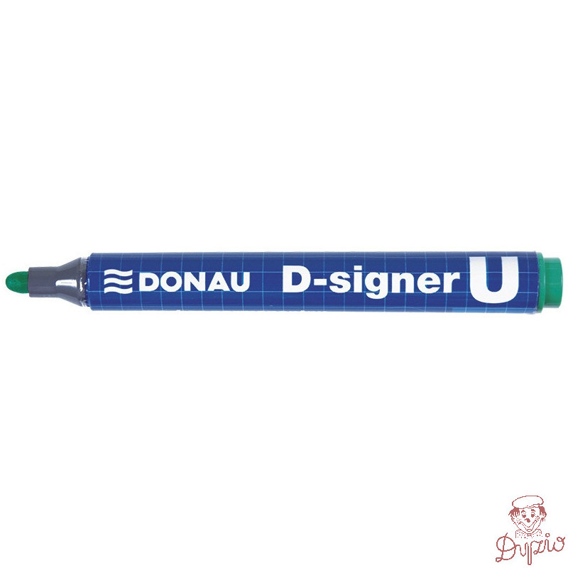 Marker permanentny D-SIGNER U zielony okrągła koncówka 2-4mm 7371001-06PL DONAU