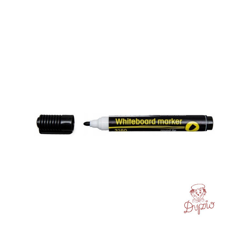 Marker suchościeralny okrągły 3160 czarny 101101 D.RECT