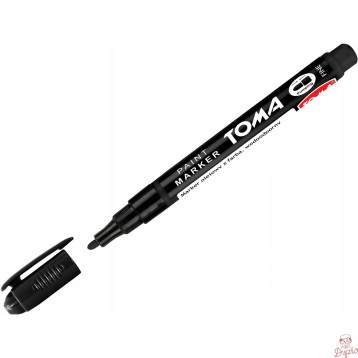 Marker olejowy F czarny 1,5mm TO-441 TOMA