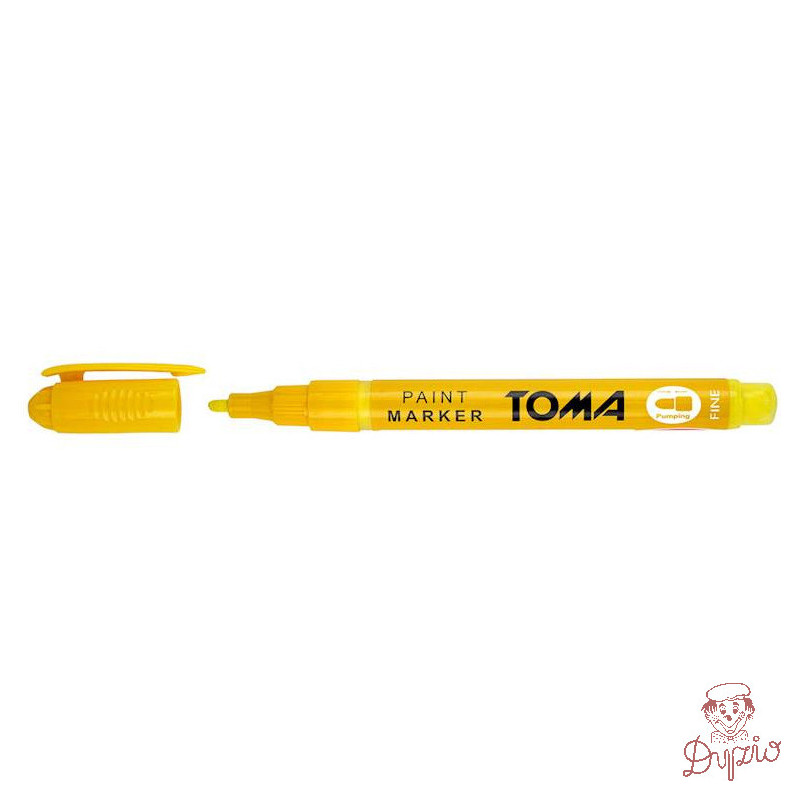 Marker olejowy F żółty 1,5mm TO-441 TOMA