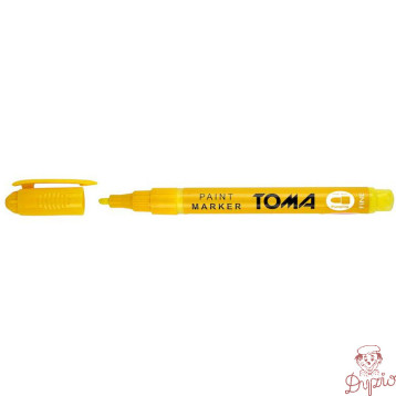 Marker olejowy F żółty 1,5mm TO-441 TOMA