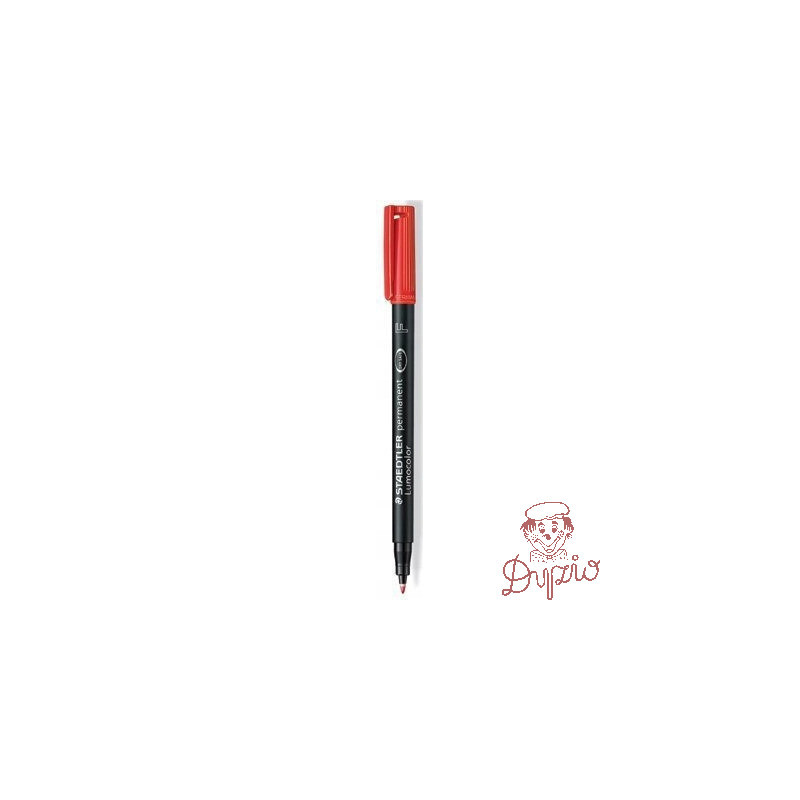 Foliopis permanentny B 314 czerwony STAEDTLER LUMOCOLOR S314-2