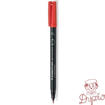 Foliopis permanentny B 314 czerwony STAEDTLER LUMOCOLOR S314-2