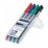Foliopis permanentny F 318 WP4 etui 4szt. LUMOCOLOR STAEDTLER S318WP4
