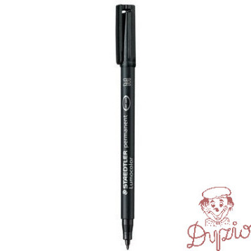 Foliopis permanentny M 317 czarny STAEDTLER LUMOCOLOR S317-9