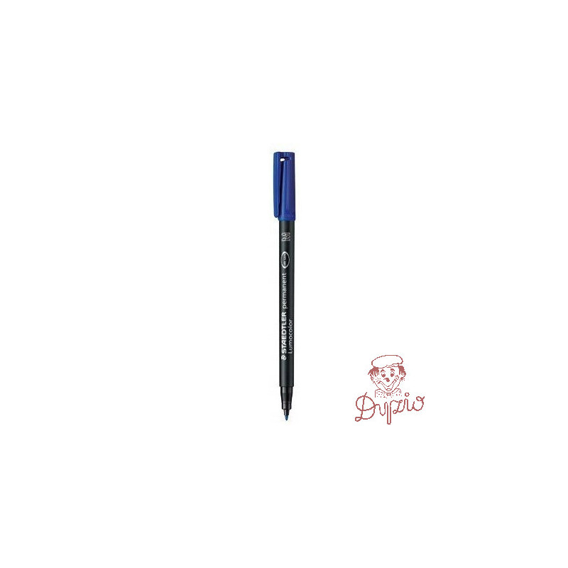 Foliopis permanentny M 317 niebieski STAEDTLER LUMOCOLOR S317-3