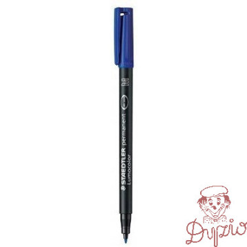 Foliopis permanentny M 317 niebieski STAEDTLER LUMOCOLOR S317-3