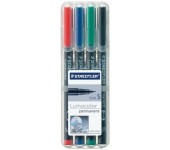 Foliopis permanentny S313 WP4 etui 4szt. LUMOCOLOR STAEDTLER S313WP4