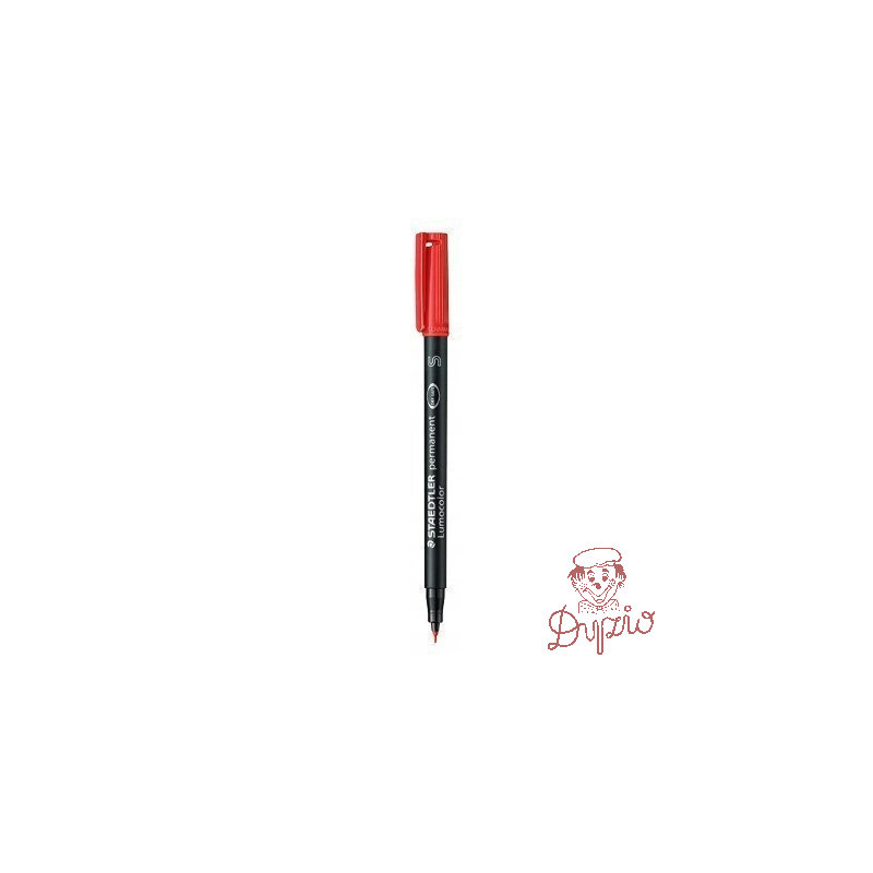 Foliopis permanentny S 313 czerwony STAEDTLER LUMOCOLOR S313-2