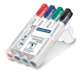 Marker suchościeralny 351 WP4 4szt w etui STAEDTLER