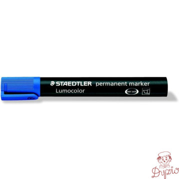 Marker 350-3 niebieski STAEDTLER LUMOCOLOR permamentny ścięty