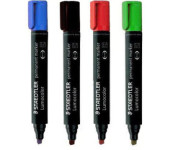 Marker 350-2 czerwony STAEDTLER LUMOCOLOR permamentny ścięty
