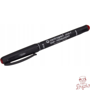 Marker permanentny OHP F 0.6 czerwony 2636 CENTROPEN