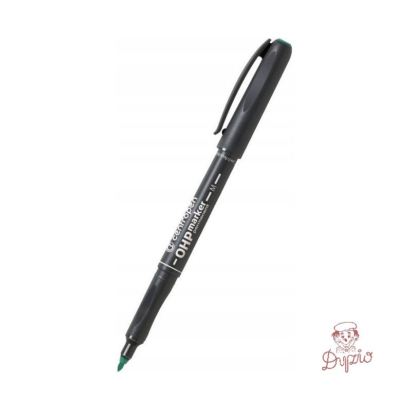 Marker permanentny OHP M zielony 2637 CENTROPEN