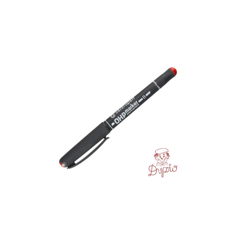 Marker permanentny OHP 1-3mm czerwony 2638 CENTROPEN