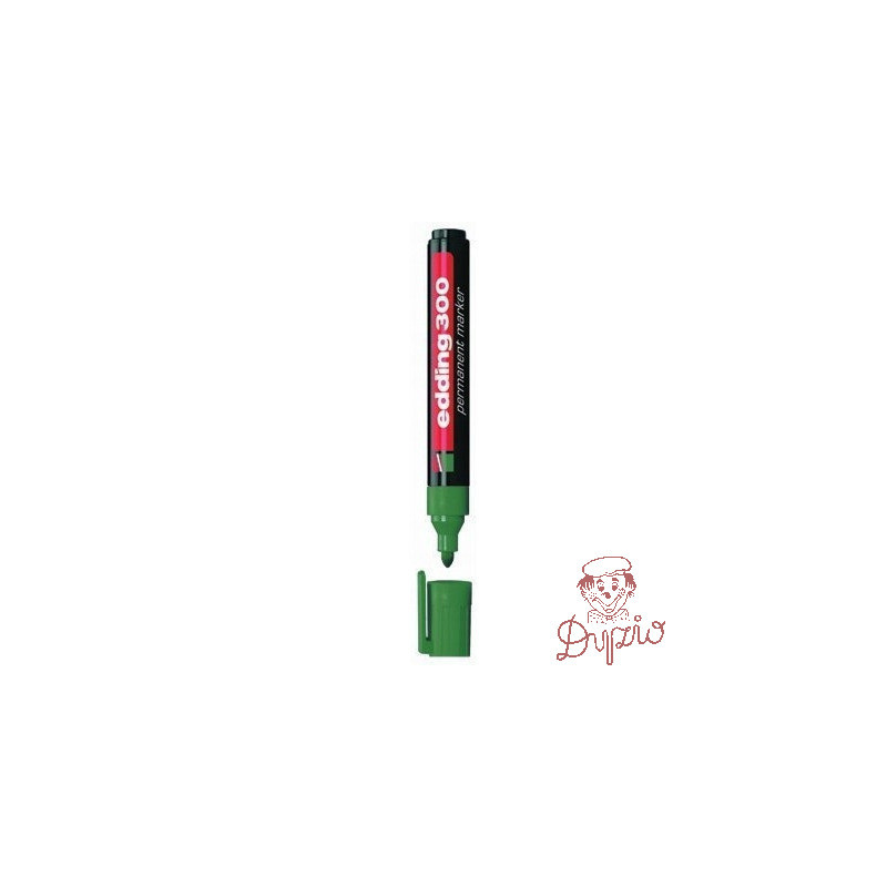Marker permanentny 300-4 zielony okrągła końcówka 300/004/Z EDDING
