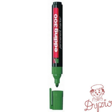 Marker permanentny 300-4 zielony okrągła końcówka 300/004/Z EDDING
