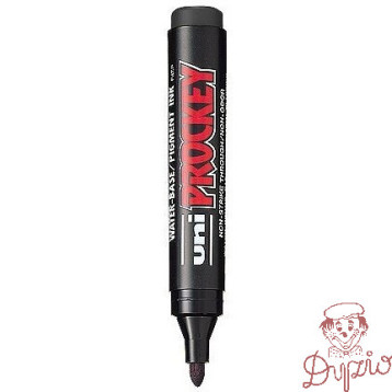 Marker permanentny UNI PM-122 okrągły czarny PROCKEY