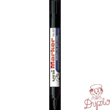 Marker permanentny UNI NO-520 okrągły czarny
