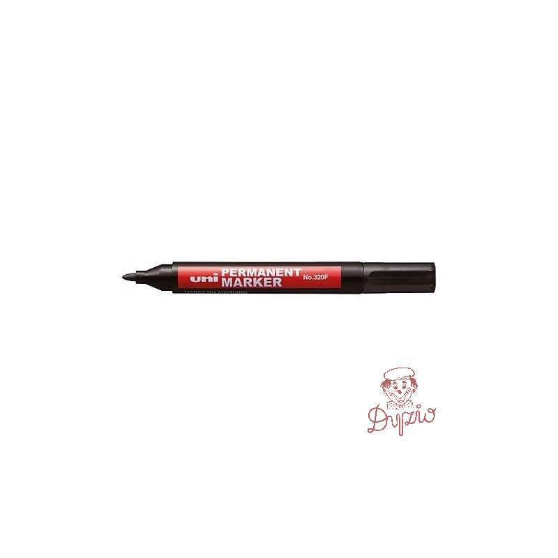 Marker permanentny UNI NO-320 okrągły zielony