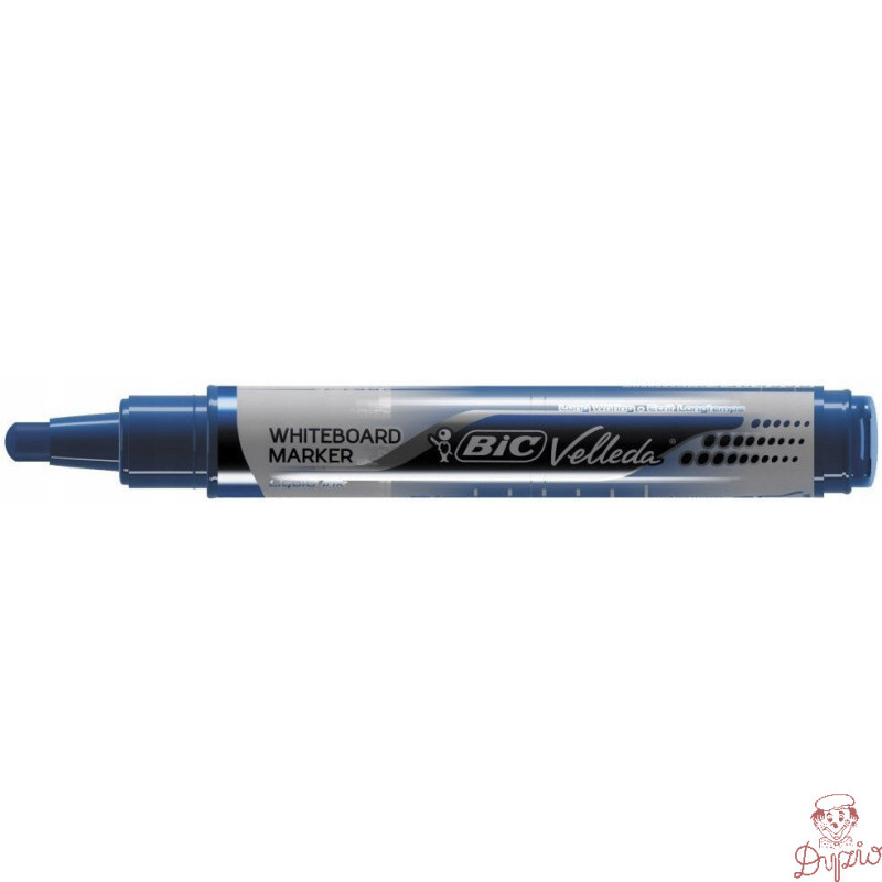 Marker VELLEDA sucho. niebieski okrągła końcówka Liquid Ink Tank 902095 BIC