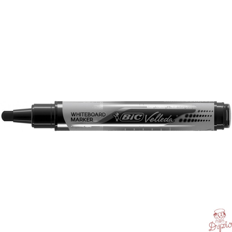Marker VELLEDA sucho. czarny okrągła końcówka Liquid Ink Tank 902096 BIC