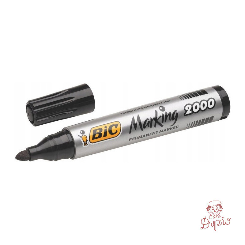 Marker permanentny 2000 czarny BIC ECO okrągła końcówka 8209153
