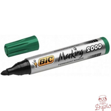 Marker permanentny 2000 zielony BIC ECO okrągła końcówka 8209123