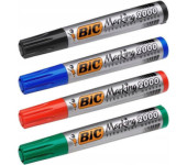 Marker BIC permanentny ECO 2000 mix 4 kolorów okrągła końcówka 8209112
