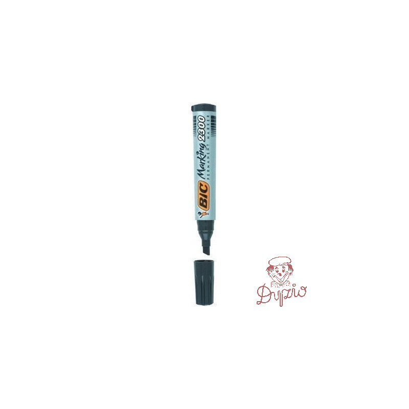 Marker ECO permanentny BIC 2300 czarny ścięta końcówka 8209263