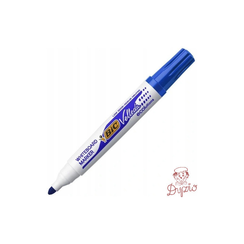 Marker VELLEDA 1701 suchościeralny niebieski BIC ECO okrągła końcówka 904938