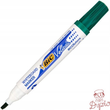 Marker VELLEDA 1751 suchościeralny zielony BIC ECO ścięta końcówka 904949