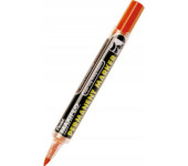 Marker permanentny NLF60 czerwony ścięty z tłoczkiem płynny tusz PENTEL