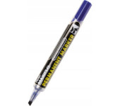 Marker permanentny NLF60 niebieski ścięty z tłoczkiem płynny tusz PENTEL
