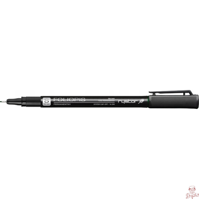 Foliopis permanentny RYSTOR 0.4 FS-4/D zielony 436-003