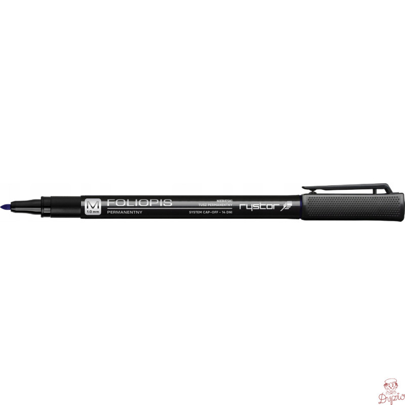 Foliopis permanentny RYSTOR 1mm FM10/C niebieski 438-002