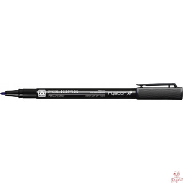 Foliopis permanentny RYSTOR 1mm FM10/C niebieski 438-002