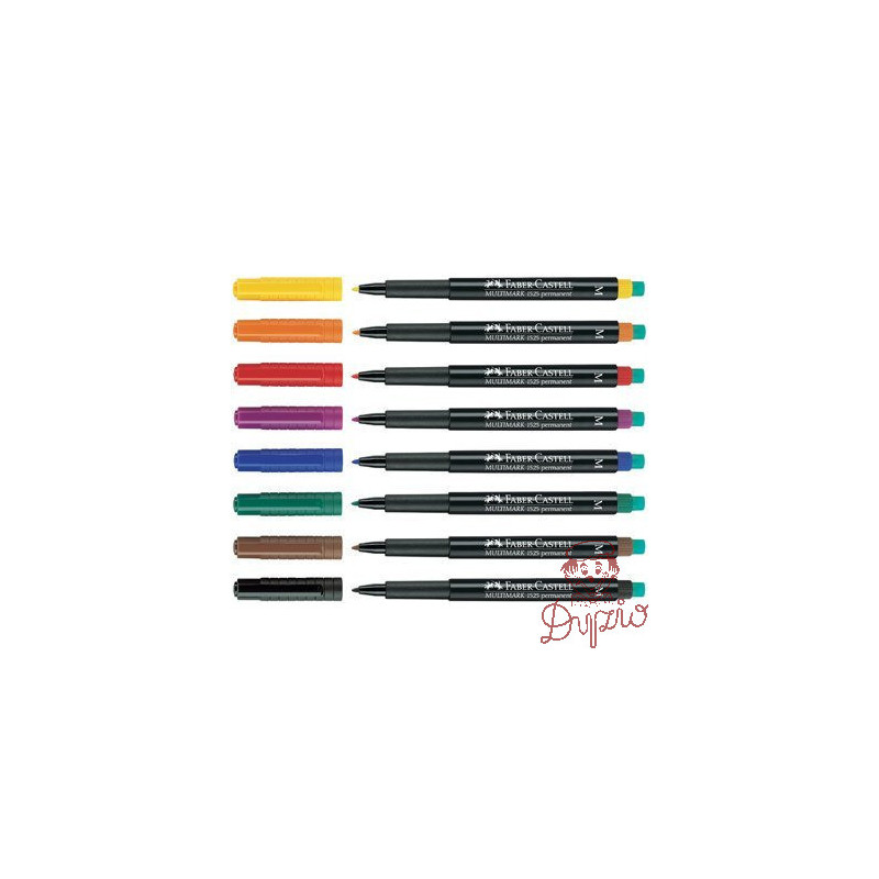 Foliopis z gumką OHP MULTIMARK S 0.4mm zielony 152363 FABER-CASTELL