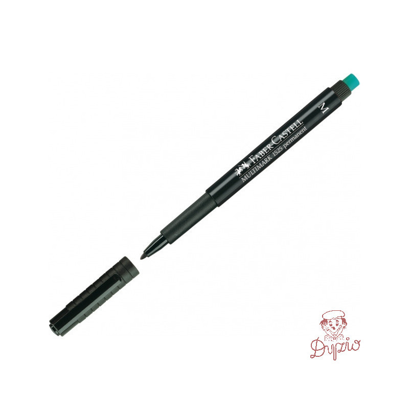Foliopis z gumką OHP MULTIMARK M 1.0mm czarny 152599 FABER-CASTELL