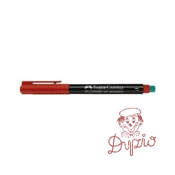 Foliopis z gumką OHP MULTIMARK M 1.0mm zielony 152563 FABER-CASTELL